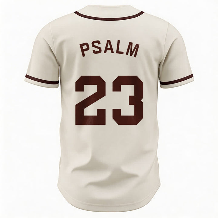 Christianartworkshop Retro Sport Style Psalm 23 Unisex Baseball Jersey - image 26