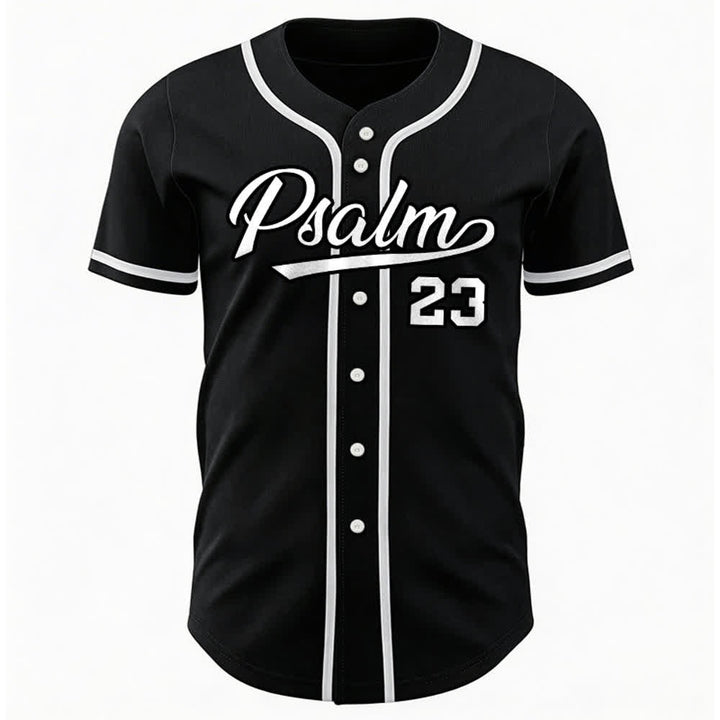 Christianartworkshop Retro Sport Style Psalm 23 Unisex Baseball Jersey - image 12