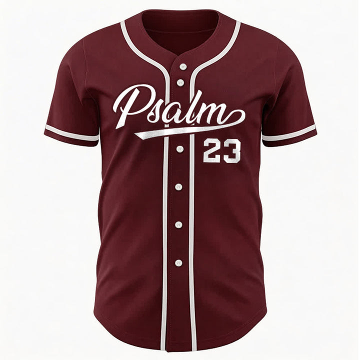 Christianartworkshop Retro Sport Style Psalm 23 Unisex Baseball Jersey - image 17