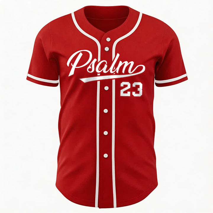 Christianartworkshop Retro Sport Style Psalm 23 Unisex Baseball Jersey - image 14