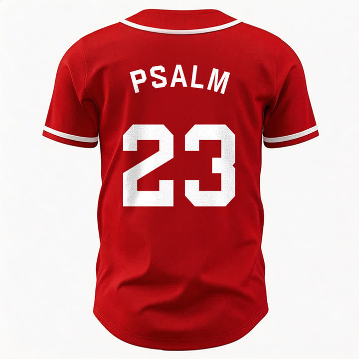 Christianartworkshop Retro Sport Style Psalm 23 Unisex Baseball Jersey - image 15