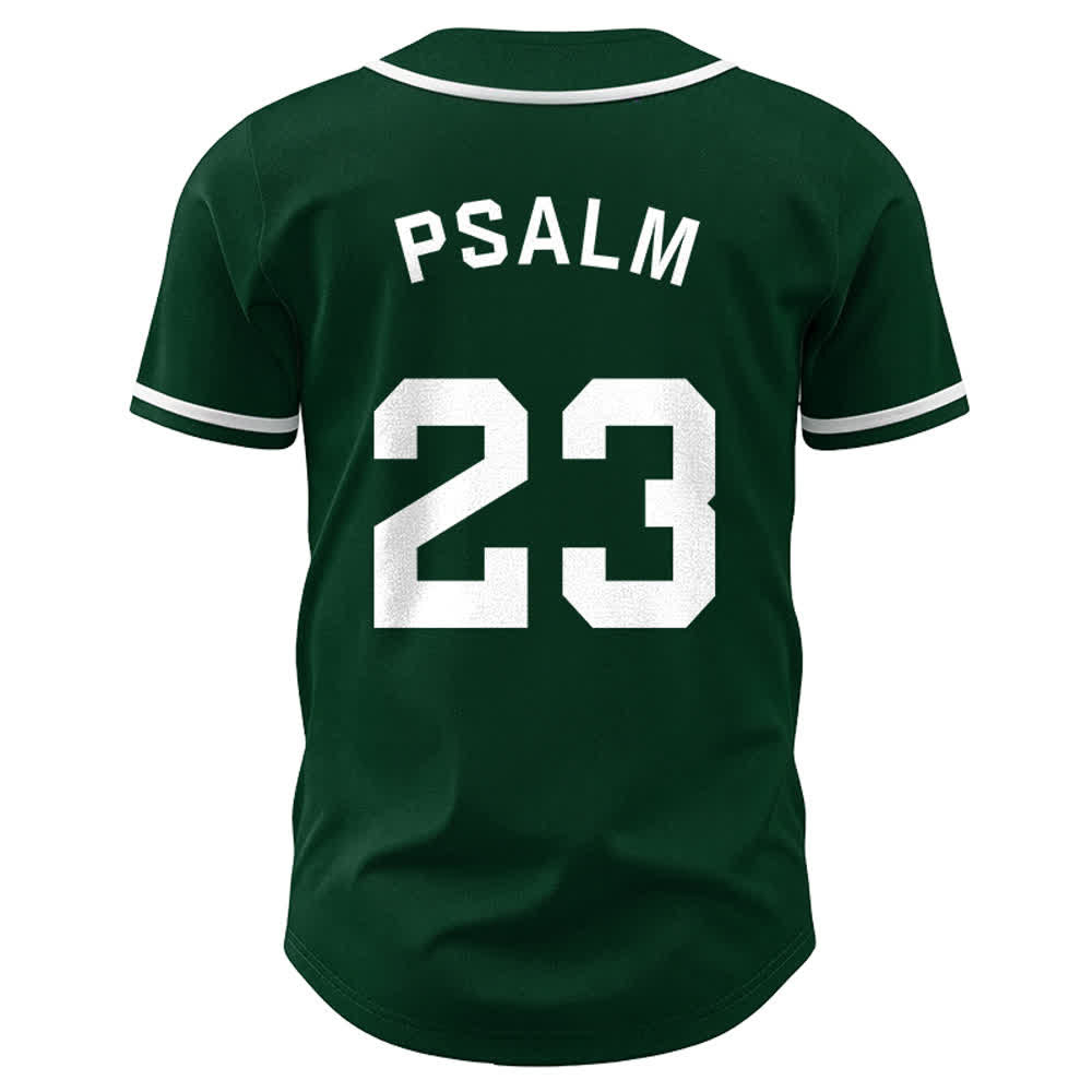 Christianartworkshop Retro Sport Style Psalm 23 Unisex Baseball Jersey - image 23