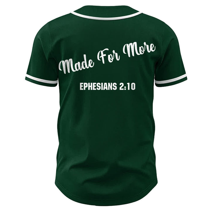 Christianartworkshop Made For More Ephesians 2:10 Unisex Baseball Jersey - image 23