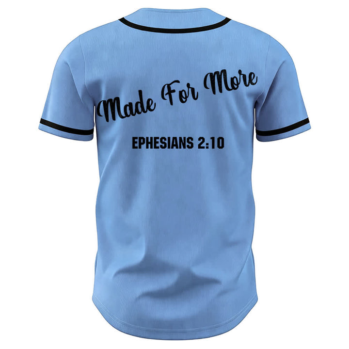 Christianartworkshop Made For More Ephesians 2:10 Unisex Baseball Jersey - image 17