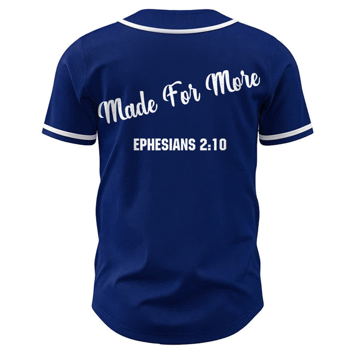 Christianartworkshop Made For More Ephesians 2:10 Unisex Baseball Jersey - image 20