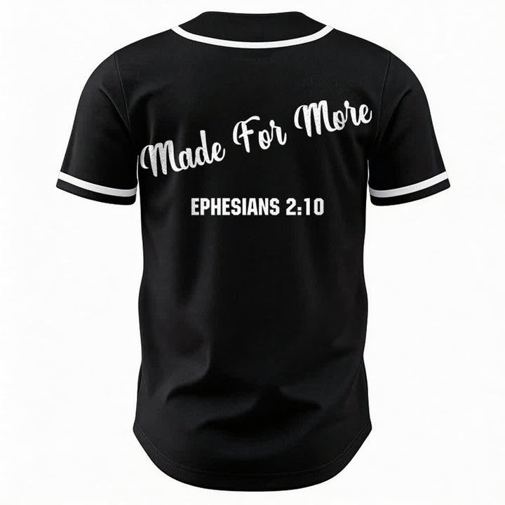 Christianartworkshop Made For More Ephesians 2:10 Unisex Baseball Jersey - image 11