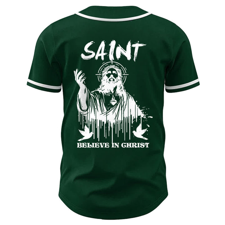 Christianartworkshop Saint Believe In Christ Unisex Baseball Jersey - image 23