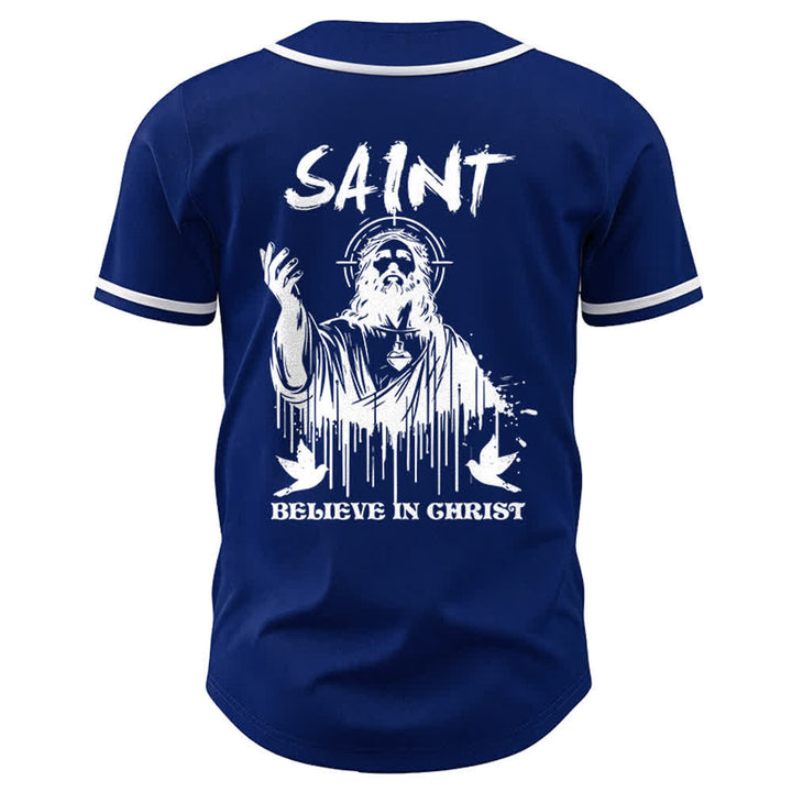 Christianartworkshop Saint Believe In Christ Unisex Baseball Jersey - image 20