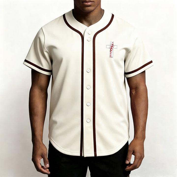 Christianartworkshop Philippians 4:13 I Can Do All Things Unisex Baseball Jersey - image 2