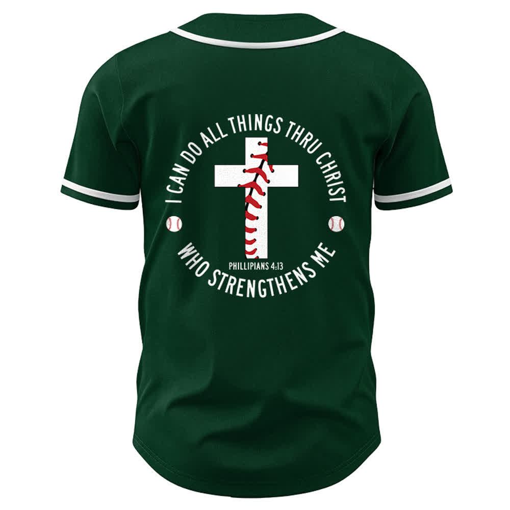 Christianartworkshop Philippians 4:13 I Can Do All Things Unisex Baseball Jersey - image 26