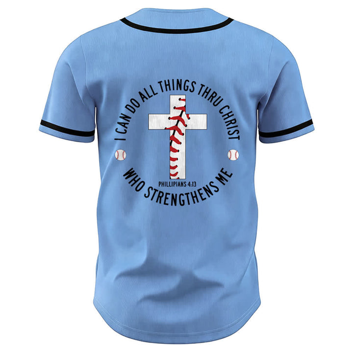 Christianartworkshop Philippians 4:13 I Can Do All Things Unisex Baseball Jersey - image 20