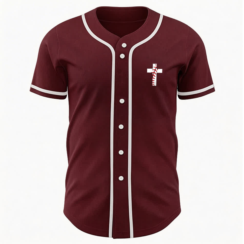 Christianartworkshop Philippians 4:13 I Can Do All Things Unisex Baseball Jersey - image 18