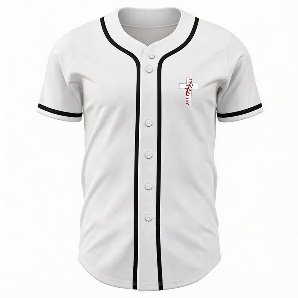 Christianartworkshop Philippians 4:13 I Can Do All Things Unisex Baseball Jersey - image 9