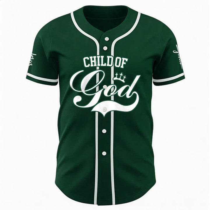 Christianartworkshop Child Of God Personalized Name Number Unisex Custom Baseball Jersey - image 23
