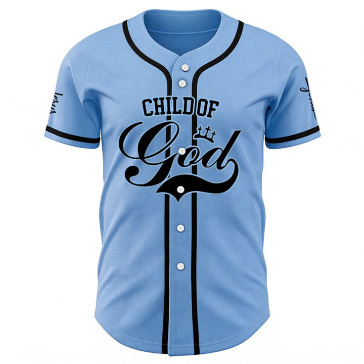 Christianartworkshop Child Of God Personalized Name Number Unisex Custom Baseball Jersey - image 17