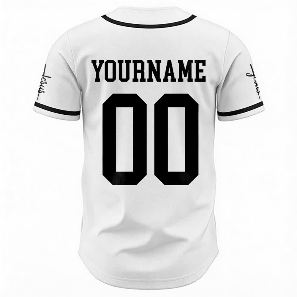Christianartworkshop Bold Team Jesus Custom Name Number Unisex Custom Baseball Jersey - image 10
