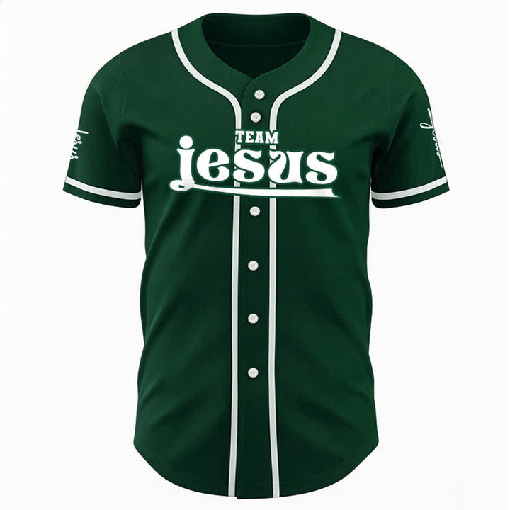 Christianartworkshop Bold Team Jesus Custom Name Number Unisex Custom Baseball Jersey - image 24