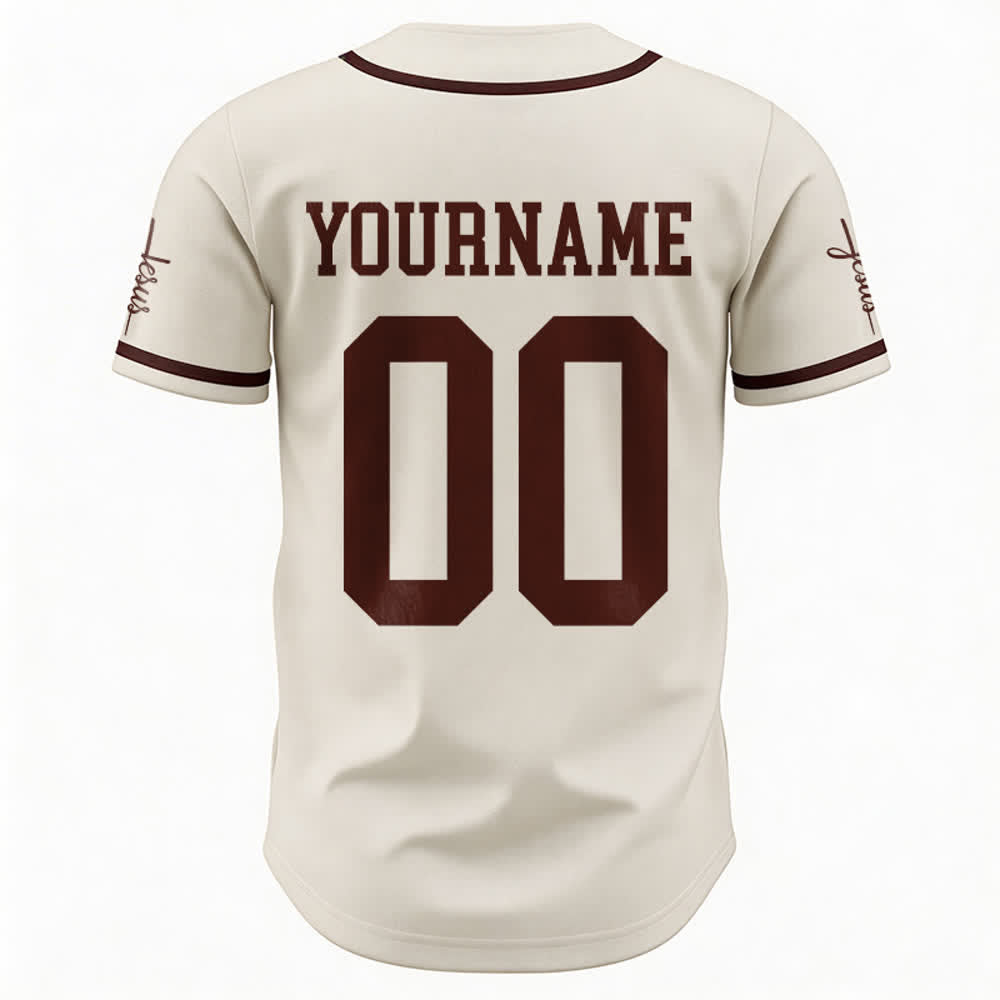 Christianartworkshop Bold Team Jesus Custom Name Number Unisex Custom Baseball Jersey - image 28