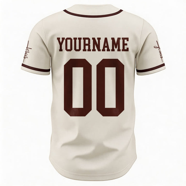 Christianartworkshop Bold Team Jesus Custom Name Number Unisex Custom Baseball Jersey - image 28