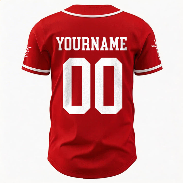 Christianartworkshop Bold Team Jesus Custom Name Number Unisex Custom Baseball Jersey - image 16