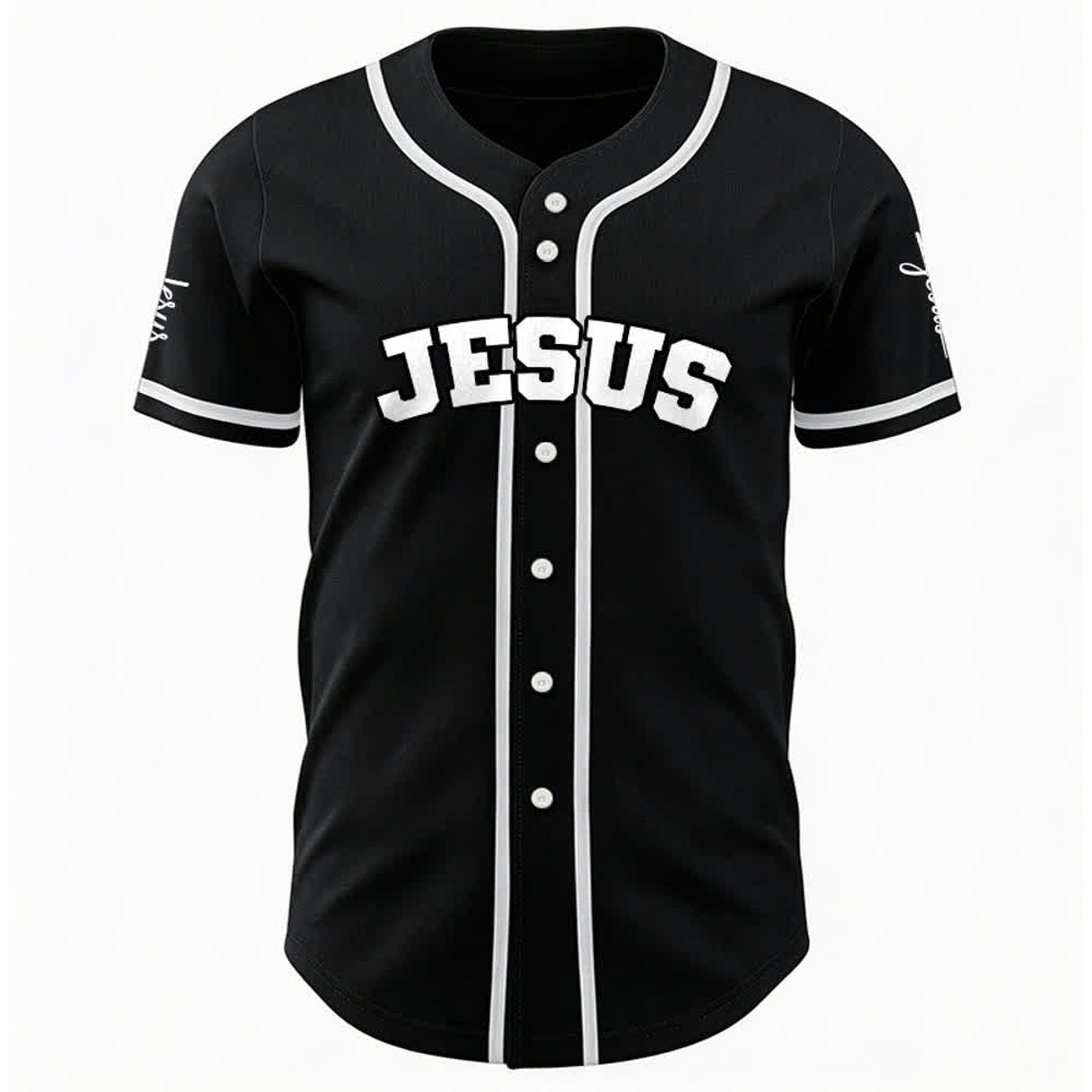Christianartworkshop Classic Jesus Personalized Sportswear Unisex Custom Baseball Jersey - image 6