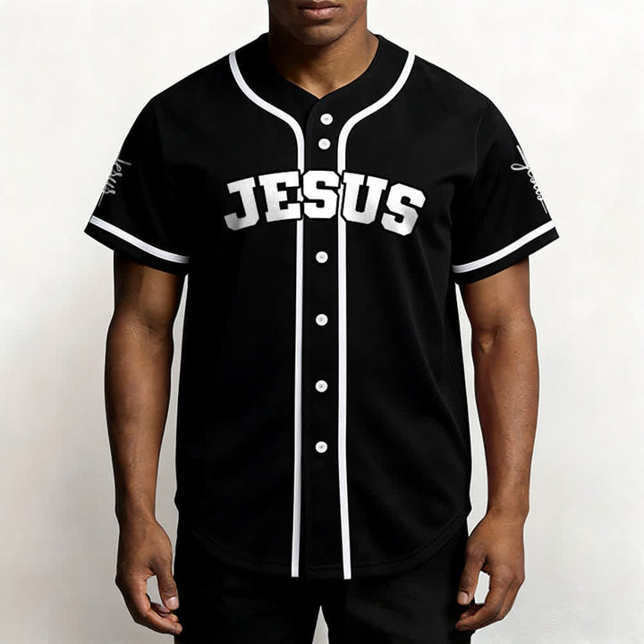 Christianartworkshop Classic Jesus Personalized Sportswear Unisex Custom Baseball Jersey - image 2
