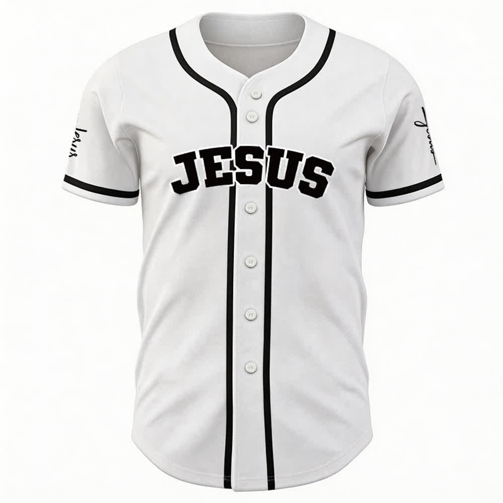 Christianartworkshop Classic Jesus Personalized Sportswear Unisex Custom Baseball Jersey - image 9