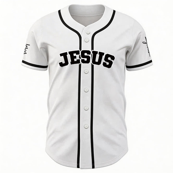 Christianartworkshop Classic Jesus Personalized Sportswear Unisex Custom Baseball Jersey - image 9