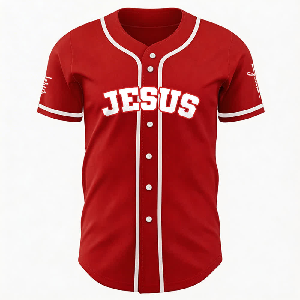 Christianartworkshop Classic Jesus Personalized Sportswear Unisex Custom Baseball Jersey - image 12