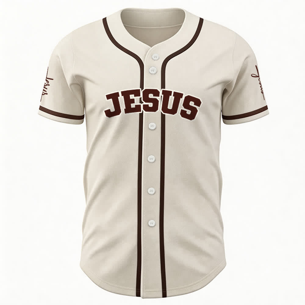 Christianartworkshop Classic Jesus Personalized Sportswear Unisex Custom Baseball Jersey - image 27