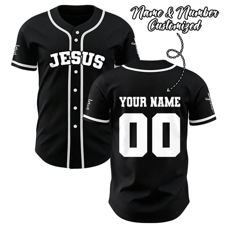 Christianartworkshop Classic Jesus Personalized Sportswear Unisex Custom Baseball Jersey - image 0