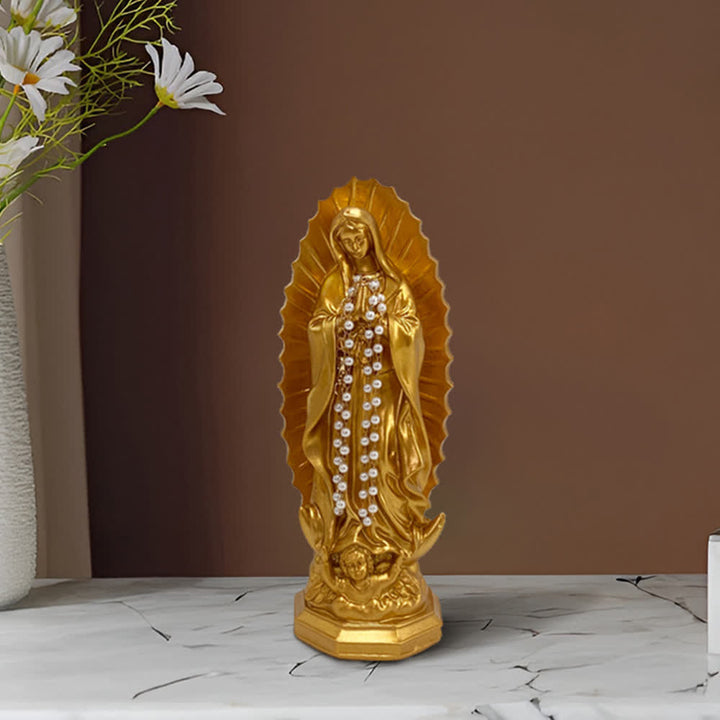 Christianartworkshop Modern Our Lady of Guadalupe Statue: Christian Aesthetic Home Decor - image 18