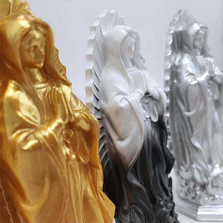 Christianartworkshop Modern Our Lady of Guadalupe Statue: Christian Aesthetic Home Decor - image 23