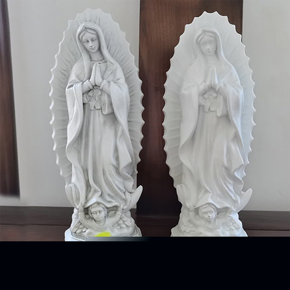 Christianartworkshop Modern Our Lady of Guadalupe Statue: Christian Aesthetic Home Decor - image 8
