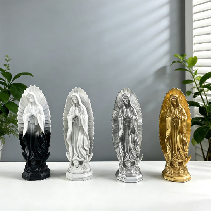 Christianartworkshop Modern Our Lady of Guadalupe Statue: Christian Aesthetic Home Decor - image 1