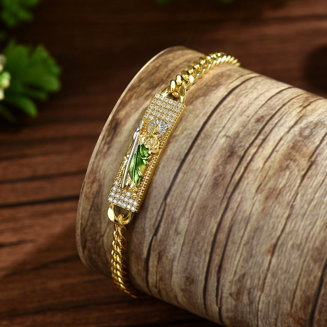Christianartworkshop St. Jude Copper-Plated Bracelet Collection: Emblem of Divine Hope & Miraculous Grace - image 8