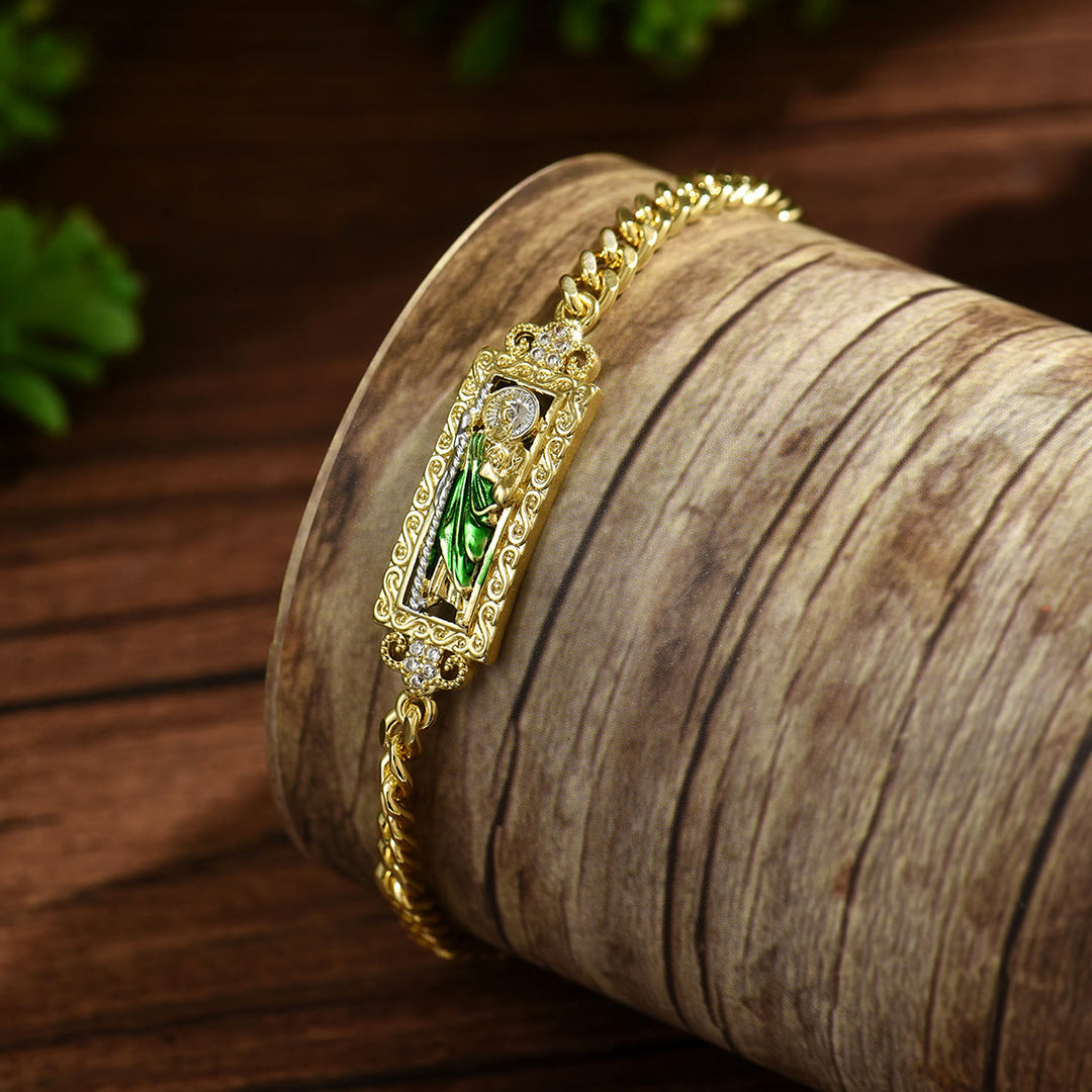 Christianartworkshop St. Jude Copper-Plated Bracelet Collection: Emblem of Divine Hope & Miraculous Grace - image 11