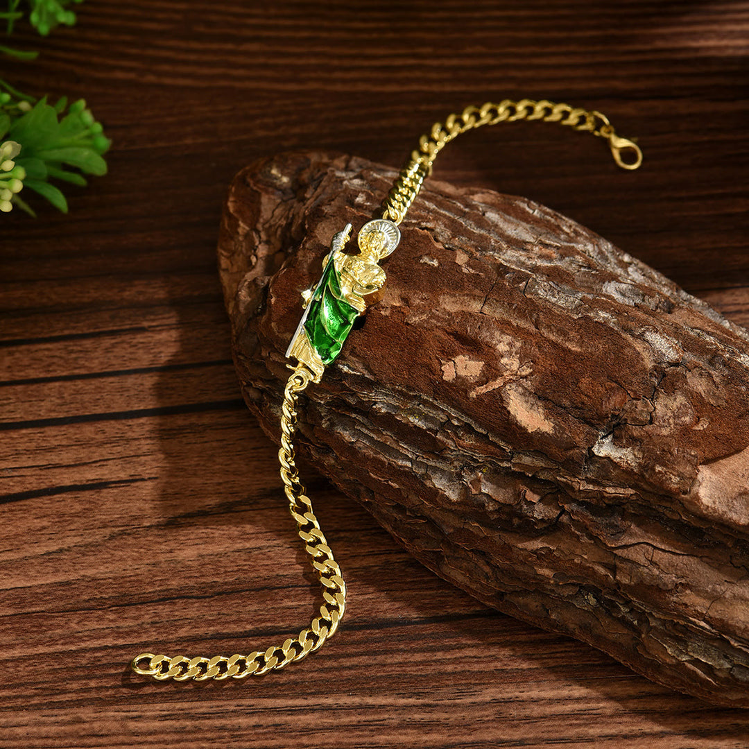 Christianartworkshop St. Jude Copper-Plated Bracelet Collection: Emblem of Divine Hope & Miraculous Grace - St.Jude A - image 2