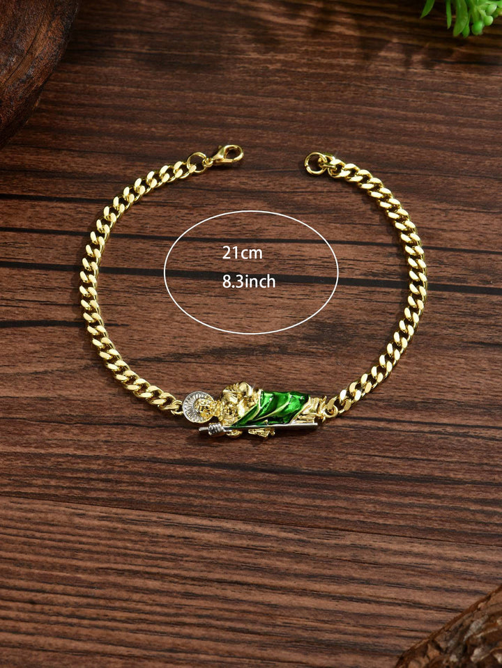 Christianartworkshop St. Jude Copper-Plated Bracelet Collection: Emblem of Divine Hope & Miraculous Grace - image 3