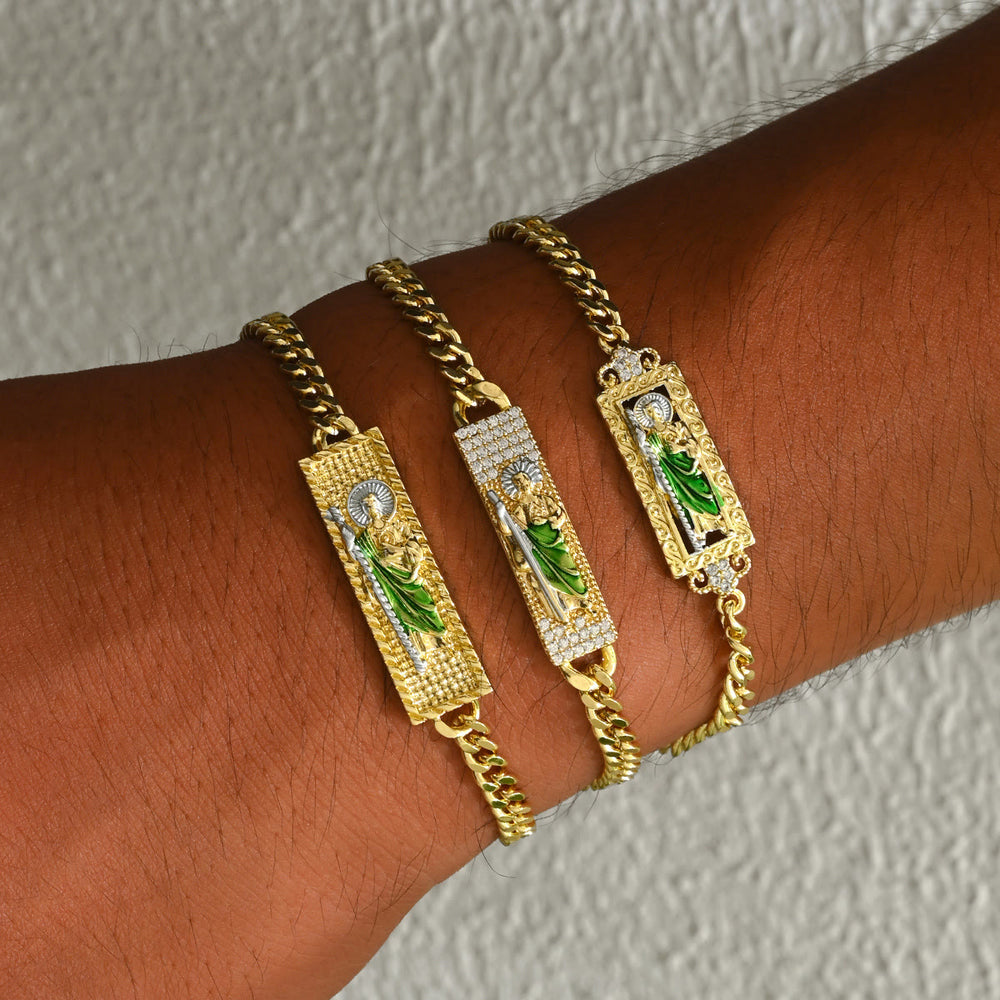 Christianartworkshop St. Jude Copper-Plated Bracelet Collection: Emblem of Divine Hope & Miraculous Grace - image 1