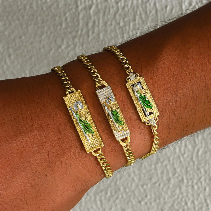 Christianartworkshop St. Jude Copper-Plated Bracelet Collection: Emblem of Divine Hope & Miraculous Grace - image 1