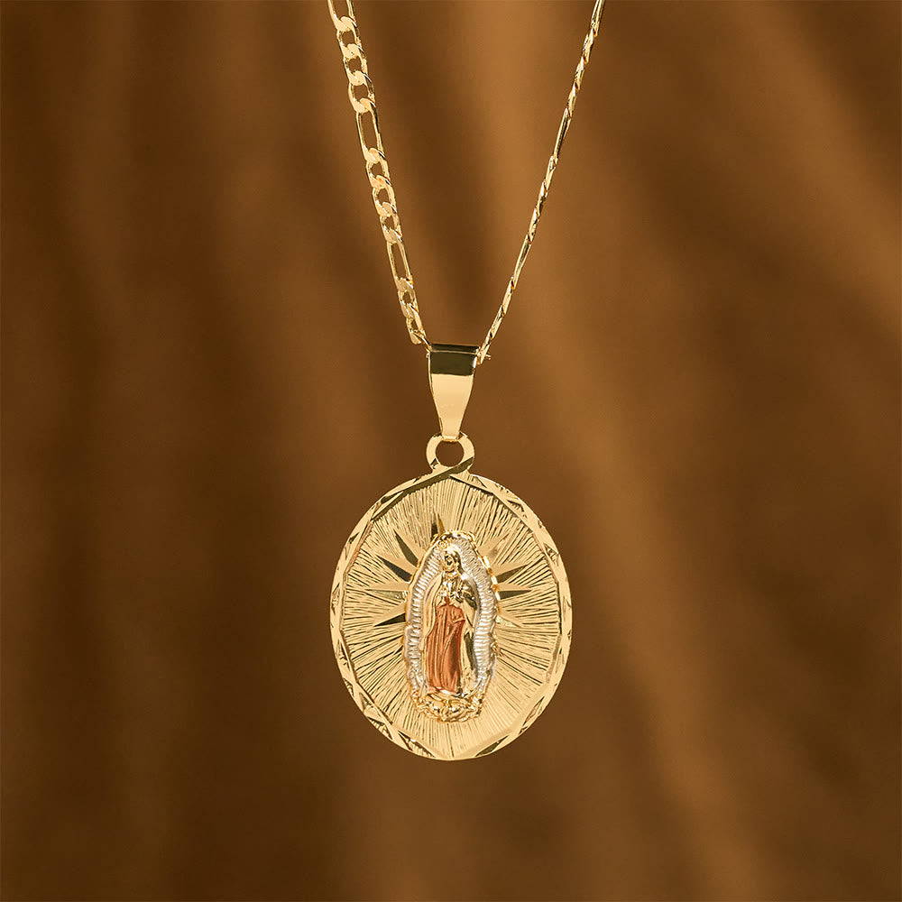FREE Today: Four Styles Radiant Virgin Mary Oval Medallion Necklace: A Token of Heavenly Blessing - image 10