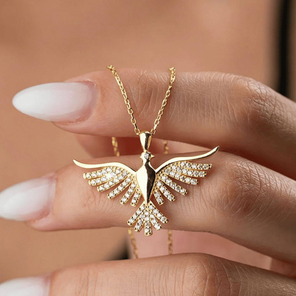 FREE Today: Sparkling Holy Spirit Dove Winged Necklace: Emblem of Divine Guidance - image 1