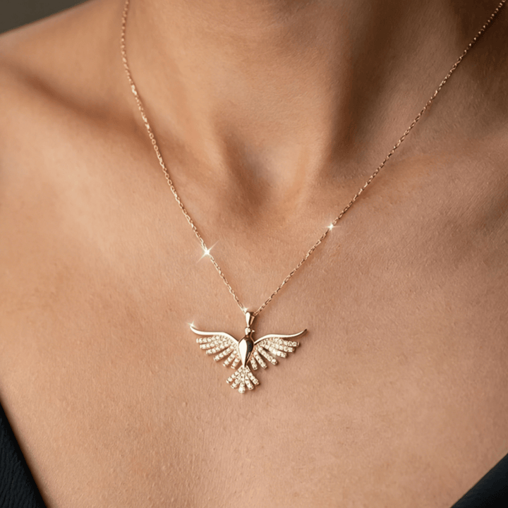 FREE Today: Sparkling Holy Spirit Dove Winged Necklace: Emblem of Divine Guidance - image 2