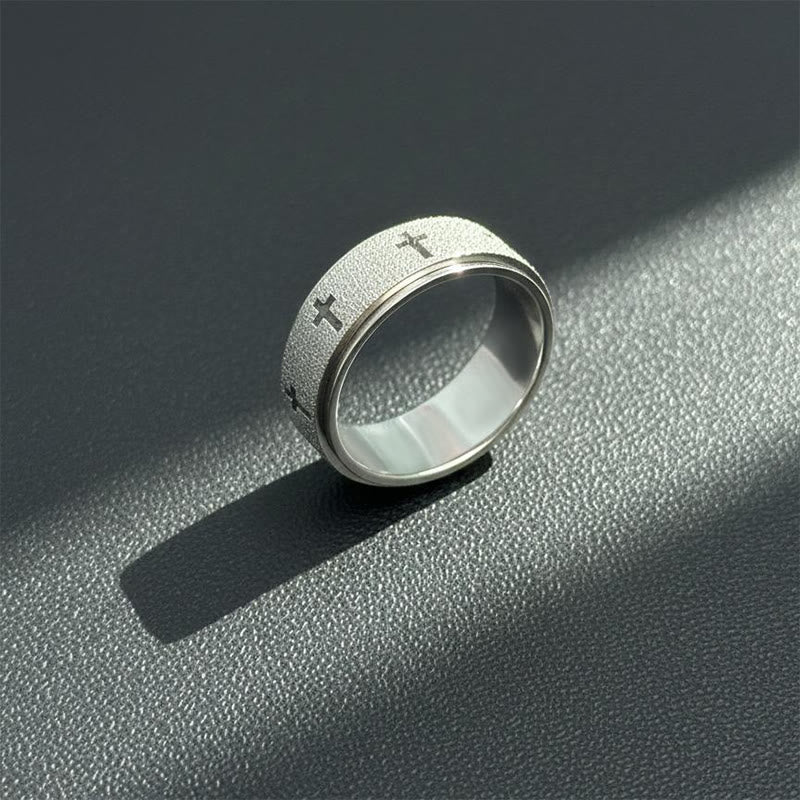 FREE Today: Rotating Cross Spinner Stress-relieving Ring: Emblem of Unshakable Faith - image 11