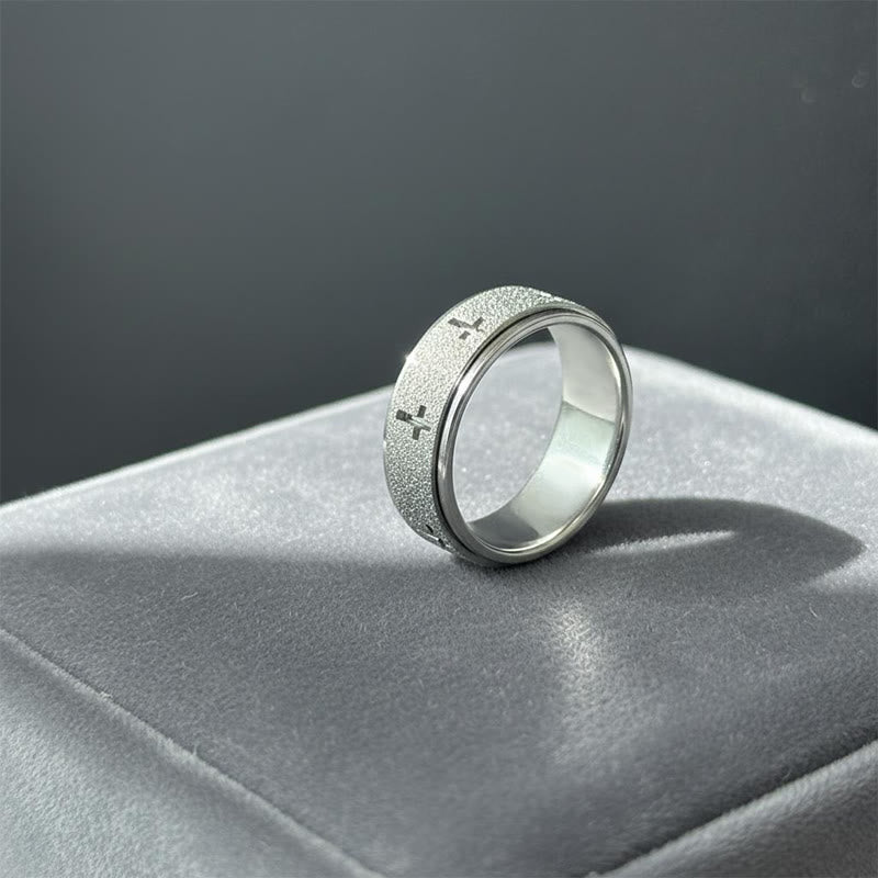 FREE Today: Rotating Cross Spinner Stress-relieving Ring: Emblem of Unshakable Faith - image 8