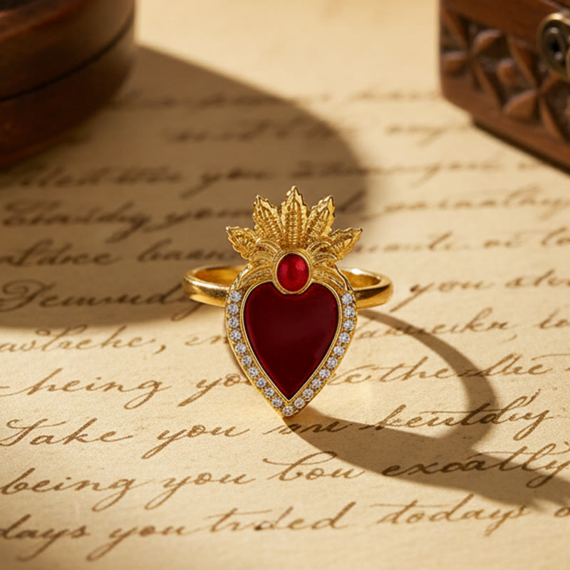 Christianartworkshop Sacred Heart Multi-Design Ring Collection: Emblem of Divine Love - image 5
