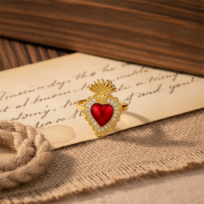 Christianartworkshop Sacred Heart Multi-Design Ring Collection: Emblem of Divine Love - image 9