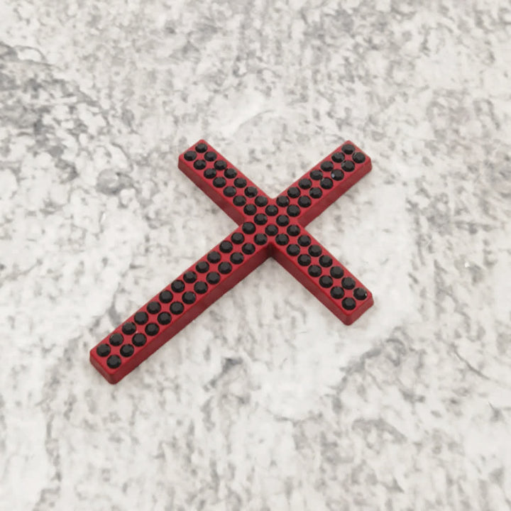 FREE Today: Durable Metal Cross Car Decal: Remind of His Quiet Guidance on the Road - Red# (Set of 4) - image 18