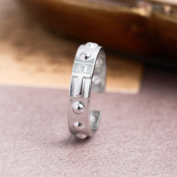 Christianartworkshop Minimalist Sacred Crucifix Adjustable Statement Ring: Emblem Of Grace, Hope And Quiet Devotion - image 3